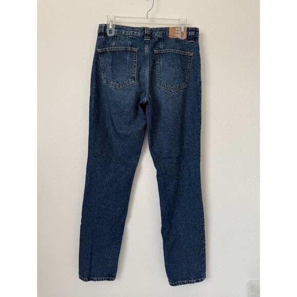 Free People CRVY Siren Low Rise Straight Leg Jeans Size 27‎ Medium Wash - Picture 4 of 10